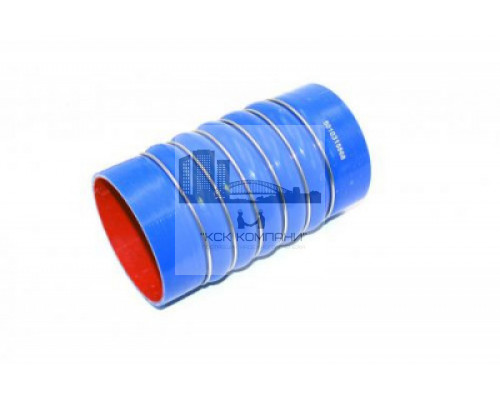 53205-1170245 Патрубок силиконовый гофрированный КАМАЗ к теплообменнику Ф 100 мм L 210 мм
