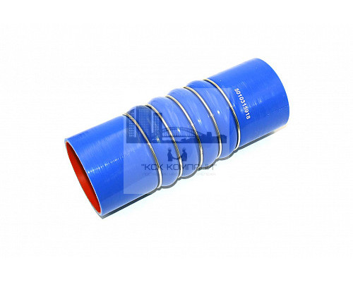 5010315918 Патрубок силиконовый охладителя правый МАЗ Ф 80х90 мм L 235 мм