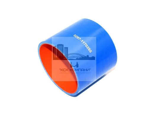 5297-1170265 Патрубок силиконовый интеркулера для автобусов НЕФАЗ Ф 100 мм L 90 мм