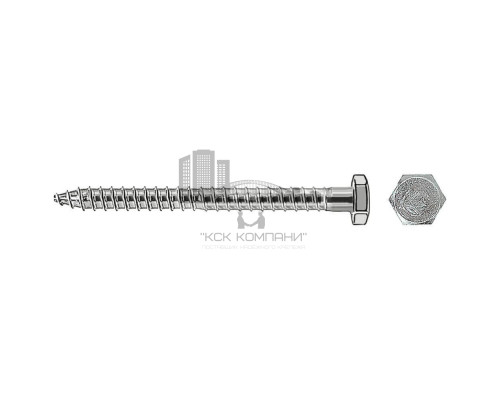 7x85 6-kt. A4 Шуруп fischer по бетону с шестигранной головкой под гаечный ключ для рамных конструкций  купить в Москве