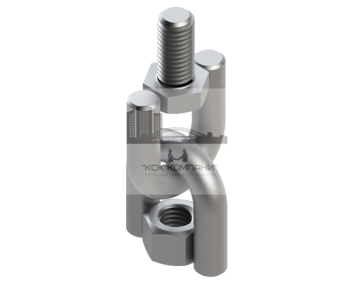 TSH N-B Подвес маятниковый Termoclip двусторонний оц. сталь, M10 35x97x9 мм