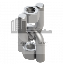 TSH N-N Подвес маятниковый Termoclip двусторонний оц. сталь, M10 35x72x9 мм