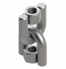 TSH N-N Подвес маятниковый Termoclip двусторонний оц. сталь, M10 35x72x9 мм