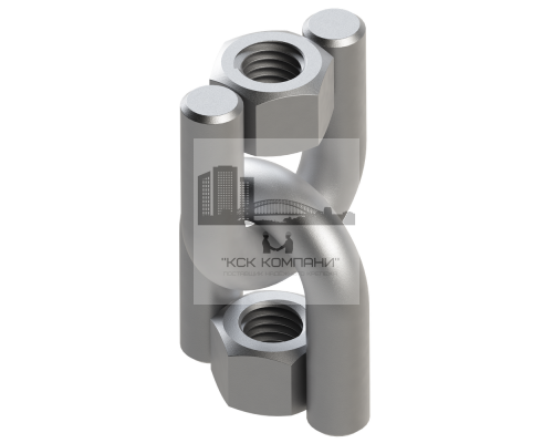 TSH N-N Подвес маятниковый Termoclip двусторонний оц. сталь, M10 35x72x9 мм