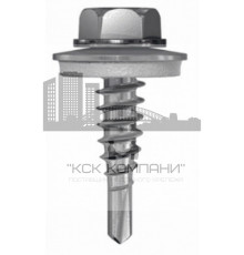 BFS G14 Кровельный саморез по металлу Termoclip с конусообразным уменьшенным сверлом и EPDM-шайбой, 4.8x19