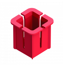 TSI В 38 Вставка кровельной опоры Termoclip пластик, 38x40 мм