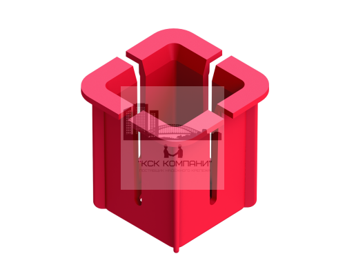 TSI В 38 Вставка кровельной опоры Termoclip пластик, 38x40 мм