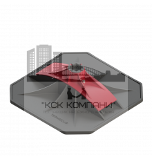 TSS A Опора кровельная Termoclip наклонная пластик, 480x480 мм