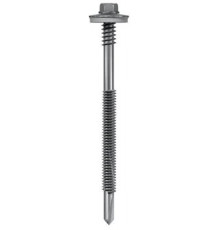 CHT 5 G19 Саморез сверло Termoclip с EPDM-шайбой для крепления сэндвич-панелей к стали до 12 мм, 5.5/6.3x105 300шт