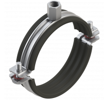 PI-SD Хомут трубный Termoclip с виброгасителем и гайкой для стандартных нагрузок оц. сталь, M8/M10 15-19 мм (3/8")