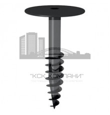 R 19 Тарельчатый анкер TERMOCLIP винтовой полимерный для гидро и теплоизоляции кровли, 19/50x150 мм