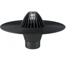 ВБ 90х450 Кровельная воронка Termoclip с листвоуловителем