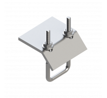 TBC 28 Зажим балочный Termoclip оцинкованный, M6 80x60x4 мм