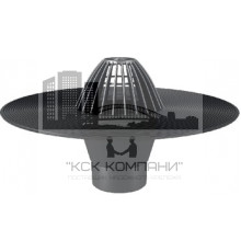 ВБ 90х450 Кровельная воронка Termoclip с листвоуловителем