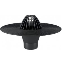 ВБ 90х450 Кровельная воронка Termoclip с листвоуловителем