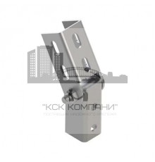 TAA 41 Соединитель наклонный Termoclip для кровельной опоры или седельного фланца оц. сталь, 42x4 мм