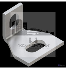 TAP Соединитель угловой Termoclip для крепления профиля к трубным хомутам ОЦ, 50x48x34x4 мм