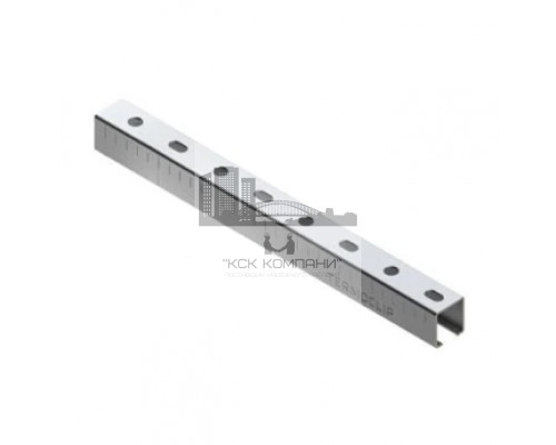 TSC 40 Профиль монтажный Termoclip для средних нагрузок гоц. сталь, 38x40x1.5x3000 мм