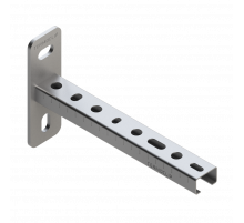 TCA 18 Консоль Termoclip для легких нагрузок оц. сталь, 28x18x1x200 мм