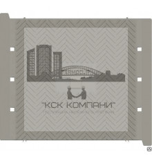 Walkway Дорожка серая из ПВХ TERMOCLIP для отвода воды на кровле, 600x600 мм