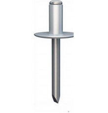 Аl/УС Заклепка вытяжная TERMOCLIP со стандартным бортиком, 4x10 мм