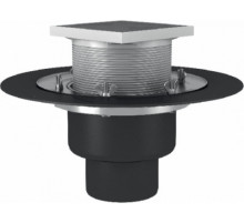 ВФ-ТО 90х450 Кровельная воронка с обжимным фланцем Termoclip комплектуется трапом с опорным кольцом