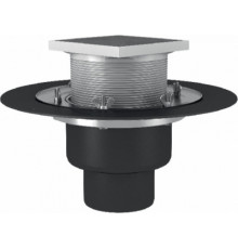 ВФ-ТО 90х450 Кровельная воронка с обжимным фланцем Termoclip комплектуется трапом с опорным кольцом