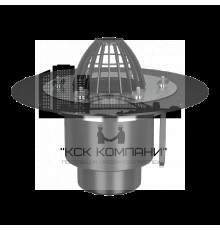 ВФО Кровельная воронка Termoclip обогреваемая с обжимным фланцем пластик, 90x450 мм