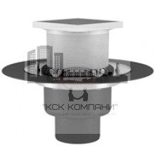 ВФО-ТД2 90х450 Кровельная воронка обогреваемая Termoclip c обжимным фланцем