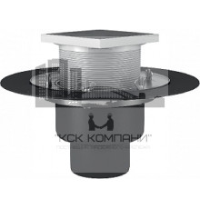 ВФО-ТО 160х450 Кровельная воронка обогреваемая с обжимным фланцем Termoclip с трапом и опорным кольцом