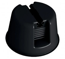 Держатель провода-молниеотвода Termoclip серый пластик, 8x130x75 мм