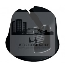 Держатель провода-молниеотвода Termoclip серый пластик, 8x130x75 мм