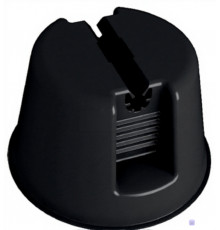 Держатель провода-молниеотвода Termoclip черный пластик, 8x130x75 мм