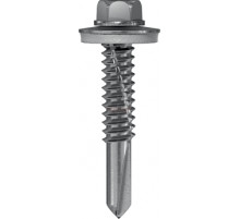 Кровельный саморез Termoclip CDS 5 G16 с увеличенным сверлом и EPDM-шайбой по металлу, 5.5x32