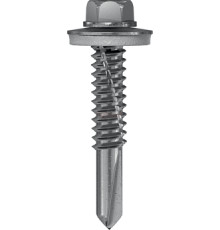 Кровельный саморез Termoclip CDS 5 G16 с увеличенным сверлом и EPDM-шайбой по металлу, 5.5x32