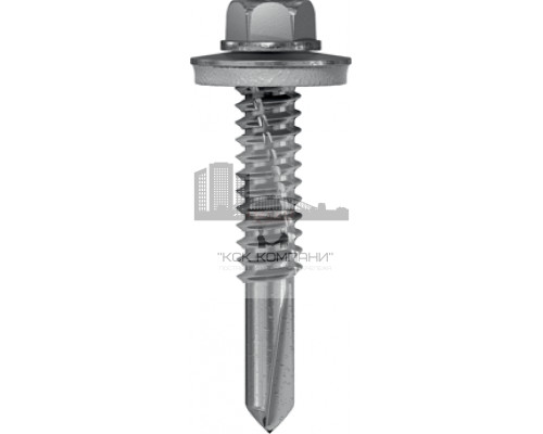 Кровельный саморез Termoclip CDS 5 G16 с увеличенным сверлом и EPDM-шайбой по металлу, 5.5x32
