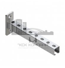 TCA 40 Консоль Termoclip для средних нагрузок оц. сталь, 38x40x2x200 мм