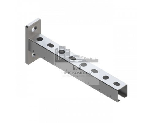 TCA 40 Консоль Termoclip для средних нагрузок оц. сталь, 38x40x2x200 мм