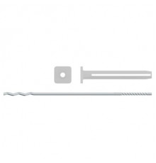 МГС 2MT E Гибкая связь Termoclip с диагональной накаткой и анкерной гильзой АГ МТ нерж. сталь, 4x135 мм