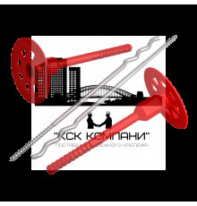 МГС 5MS E 4x160 Металлическая гибкая связь Termoclip в комплекте с дюбелем для теплоизоляции