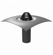 НЭ-Ф 125х340 Надставной элемент Termoclip с фартуком