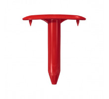 ПТЭ 4 Полимерный тарельчатый элемент TERMOCLIP с овальным держателем и шипами для гидроизоляции кровли, 14x80x40x60 мм