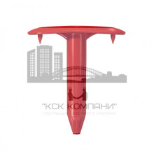 ПТЭ 4 Полимерный тарельчатый элемент TERMOCLIP с овальным держателем и шипами для гидроизоляции кровли, 14x80x40x60 мм