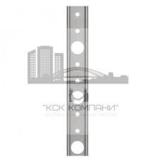 РС 2 Рейка прижимная Termoclip c герметизацией оц. сталь, 31x1.5x3000 мм