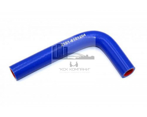 21073-1303025 Патрубок силиконовый подводящий ВАЗ 04-07 медный радиатор