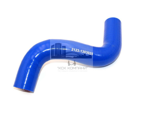 2123-1303025 Патрубок силиконовый подводящий ВАЗ 04-07 алюминиевый радиатор