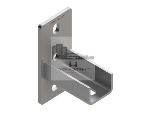 TSF L 28 5F2 Фланец седельный Termoclip продольный оц. сталь, 37x20x70x3 мм
