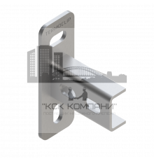 TSF T 28 4F2 Фланец седельный Termoclip поперечный оц. сталь, 37x20x3x70 мм