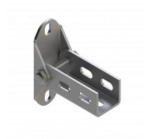 TSF P 38-41 4F6 Фланец седельный Termoclip поворотный оц. сталь, 50x120x150x4 мм