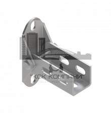 TSF P 38-41 4F6 HDG Фланец седельный Termoclip поворотный гоц. сталь, 50x120x150x4 мм